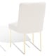 preview thumbnail 120 of 124, SAFAVIEH Couture Nolita Velvet Accent Chair - Mustard / Brass - 28"x23"x35.3" - 28" W x 23" D x 35" H
