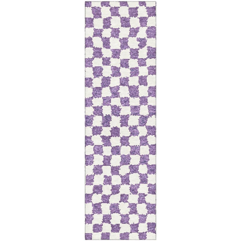 Premium Washable Super Soft Casual Checkered Mayfield Rug