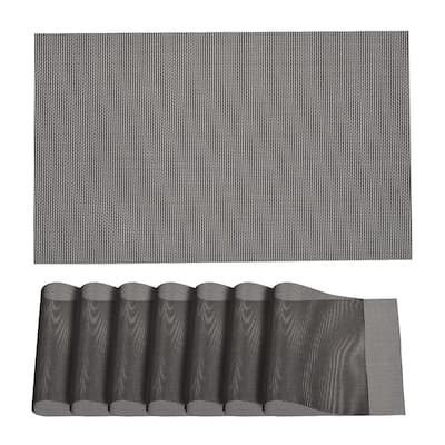 Place Mats, 450x300mm Table Mats Set of 8 PVC Washable Woven Placemat