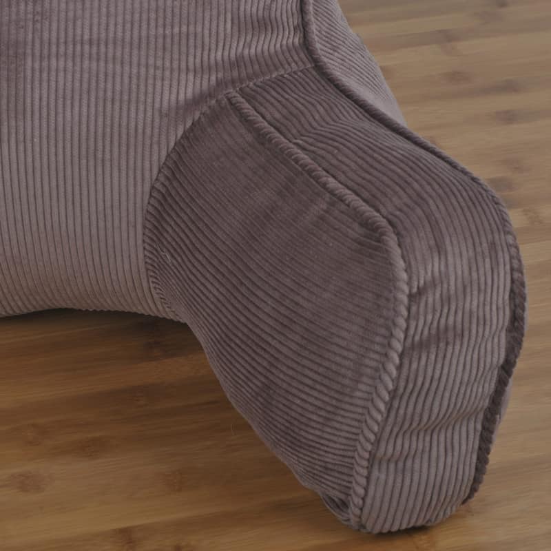 Cotton Corduroy Lounger Bed Rest Pillow Adjustable DIY Filling