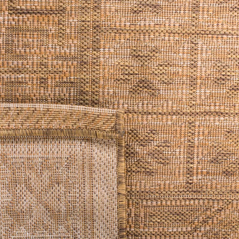 SAFAVIEH Courtyard Jacklyn Geometric Block Indoor/ Outdoor Area Rug