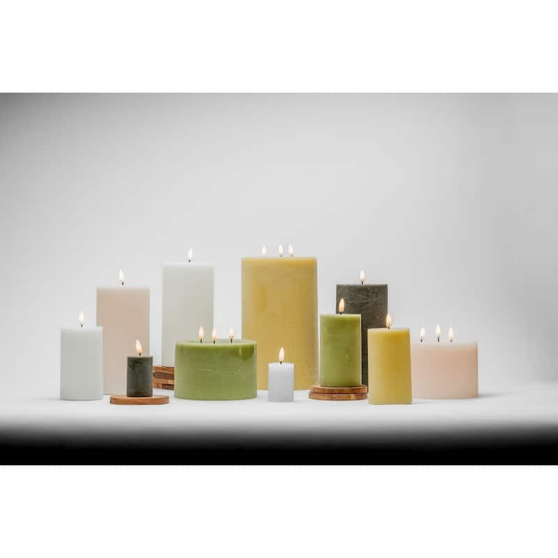 3 Wicked LED Lighted Flameless Candle - 6" - Pink