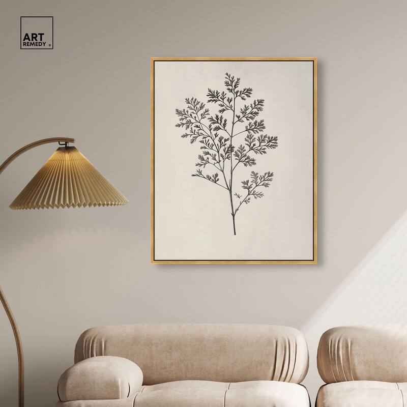 Aniseed Anatomy II Canvas Delicate Floral by Art Remedy