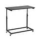 preview thumbnail 16 of 34, Metal Daybed with Movable Desk, Metal Slat Support Bed Frame Metal Grid, Shelves and Clothes Hanger