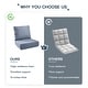 preview thumbnail 88 of 103, Pocassy 22"x24"x6" Thick Cushions Pillows Indoor & Outdoor Cushion