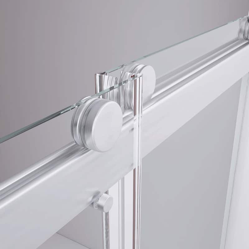60"/72" W x 79" H Double Sliding Frameless Shower Door