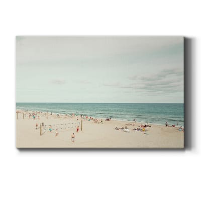 Day at the Beach Premium Gallery Wrapped Canvas - Ready to Hang
