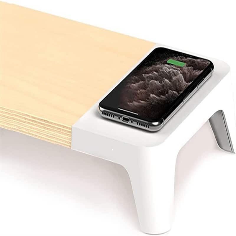 Monitor Computer Stand Riser Shelf - White - Letter