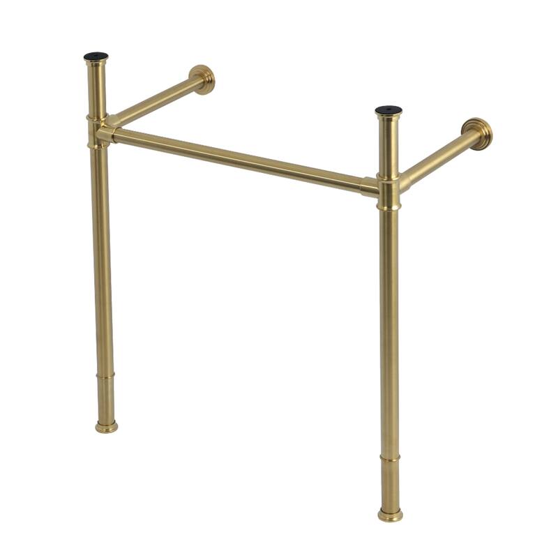 Kingston Brass Fauceture Stainless Steel Console Sink Legs - Brushed Brass