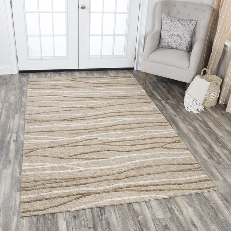 Alora Decor Geneva Lines Hand-tufted Wool Rug