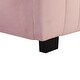 preview thumbnail 30 of 31, Twin Size Platform Bed with Trundle Bed, Velvet Upholstered Bed Frame with Headboard and Footboard No Box Spring Needed