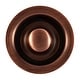 preview thumbnail 1 of 6, SinkSense Antique Copper Kitchen Sink Disposal Flange Drain with Stopper
