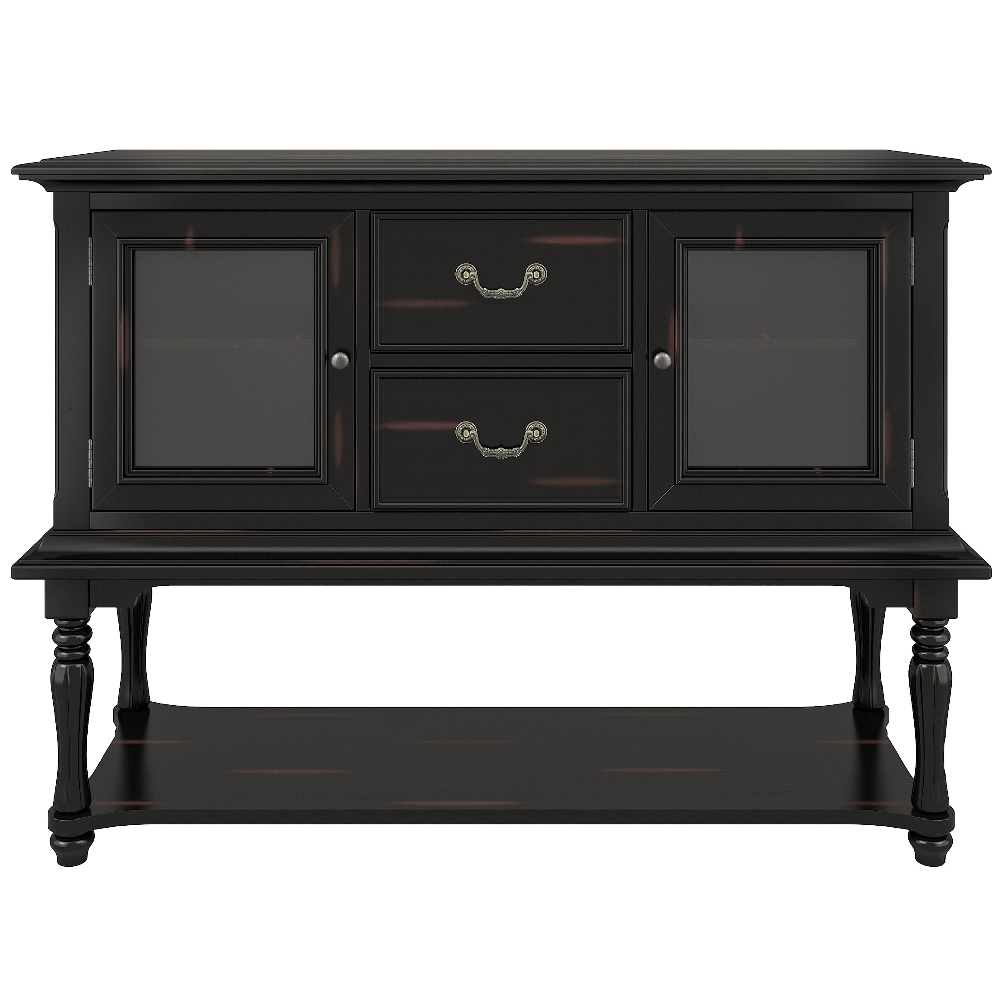 https://ak1.ostkcdn.com/images/products/is/images/direct/6ca2f38ce4bd72ffd2c6bee0e359925b1e135586/Console-Table-Solid-Wood-Legs-with-2-Drawers%2C-2-Glass-Doors-and-Bottom-Shelf.jpg