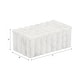 preview thumbnail 16 of 23, Decorative Rectangular Marble Ridged Box with Removeable Lid