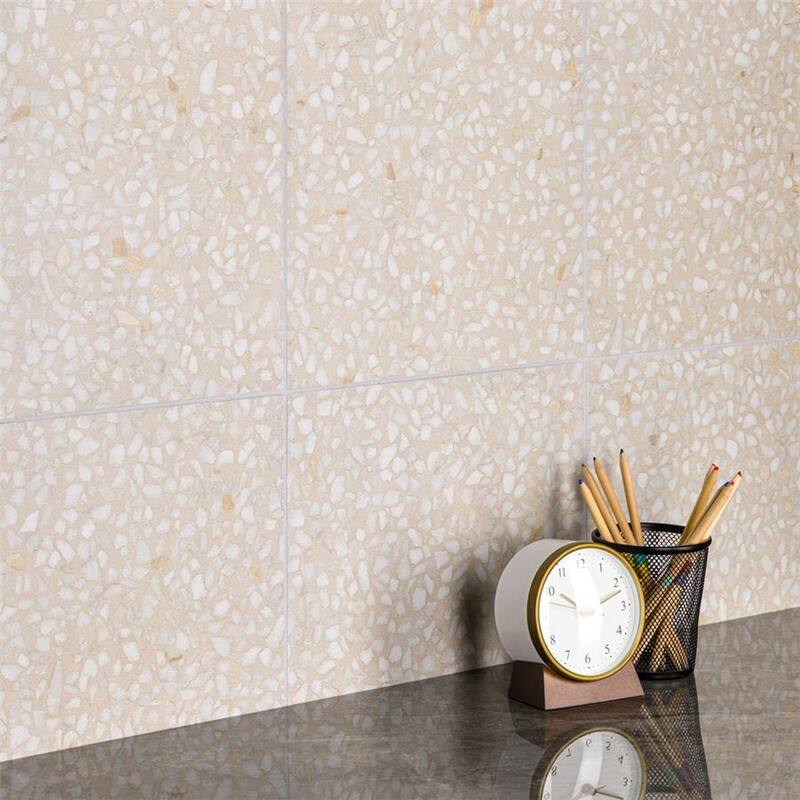Merola Tile Farnese Amalfi Crema 11-1/2" x 11-1/2" Porcelain Floor and Wall Tile