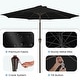 preview thumbnail 36 of 76, 9-ft Patio Market Umbrella with Tilting Pole, Waterproof & Breathable Canopy