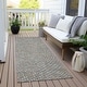 preview thumbnail 108 of 111, Machine Washable Indoor/ Outdoor Modern Dotty Chantille Rug Gray - 2'3" x 7'6"