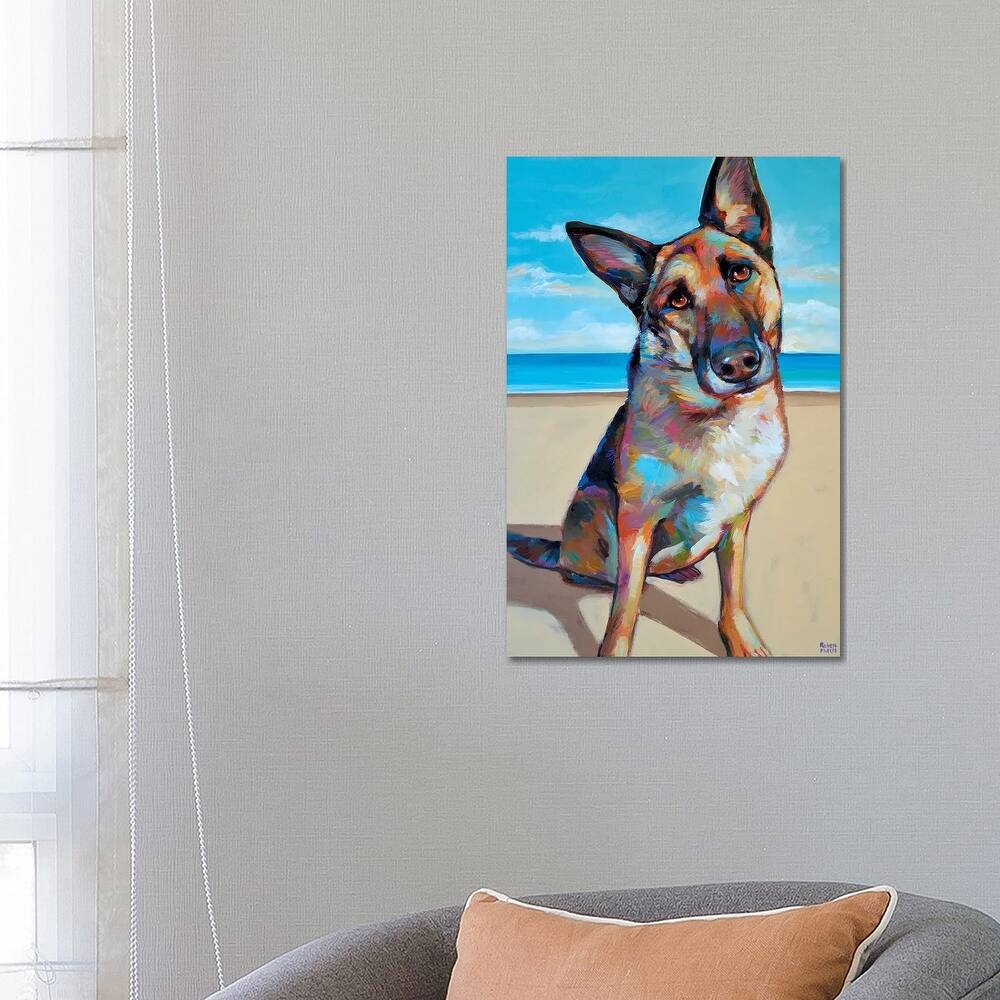 iCanvas "German Shepherd" by Robert Phelps Canvas Print