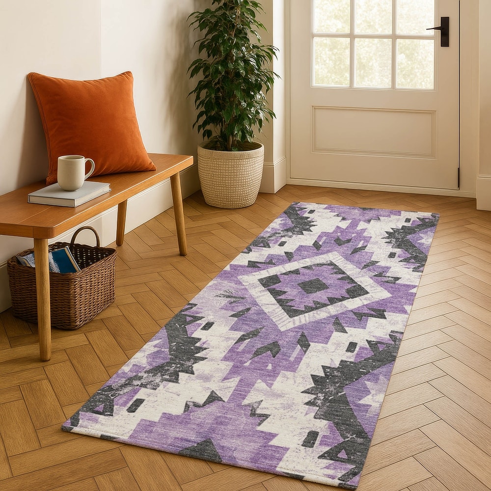 Premium Washable Super Soft Southwest Global Mayfield Rug
