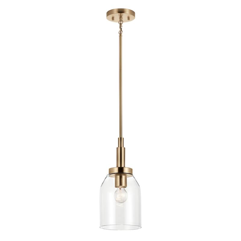 Kichler Lighting Madden 1-Light Mini Pendant Light - Champagne Bronze - 15 in