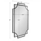 preview thumbnail 36 of 91, Kate and Laurel Minuette Traditional Decorative Framed Wall Mirror