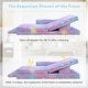 preview thumbnail 7 of 5, Kids Couch, 12PCS Modular Kids Play Couch with Blanket, Toddler Couch for Bedroom Playroom, Glow Effects Kids Sofa