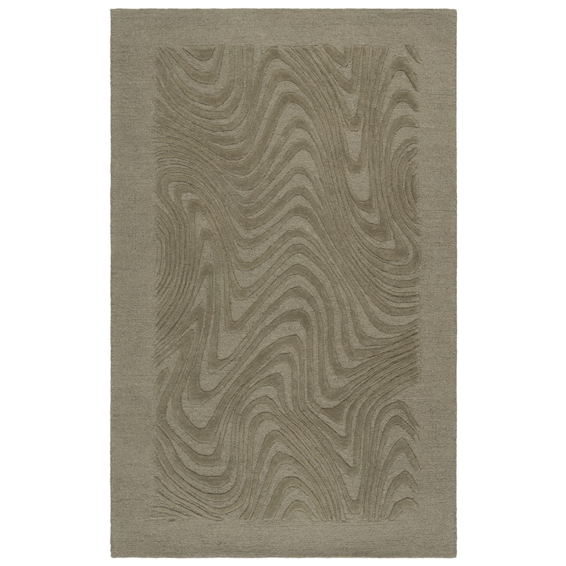 SAFAVIEH Handmade Ebony Sabiye Wool Rug - Green - 5' x 8'