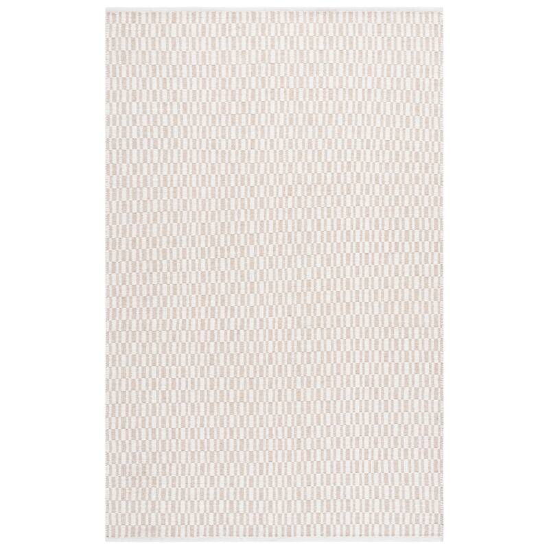 SAFAVIEH Handmade Vermont Rojka Wool Rug - Beige/Ivory - 4' x 6'