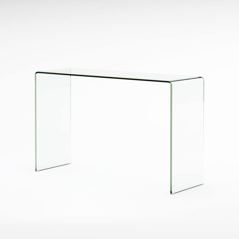Console Table 12mm Tempered Bent Glass