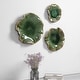 preview thumbnail 7 of 5, Uttermost Abella Green Ceramic Wall Decors (Set of 3)