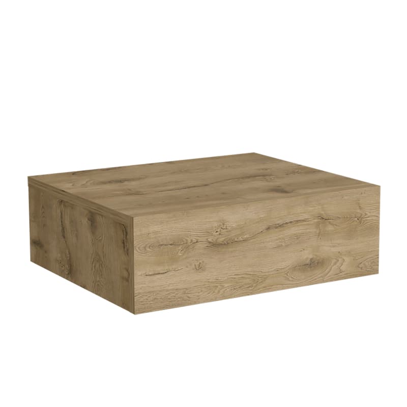 Floating Nightstand 5"H,Modern Wall-Mounted Bedside Shelf with Drawer,Wooden Top Fabric Cabinet Kids Night for Bedroom