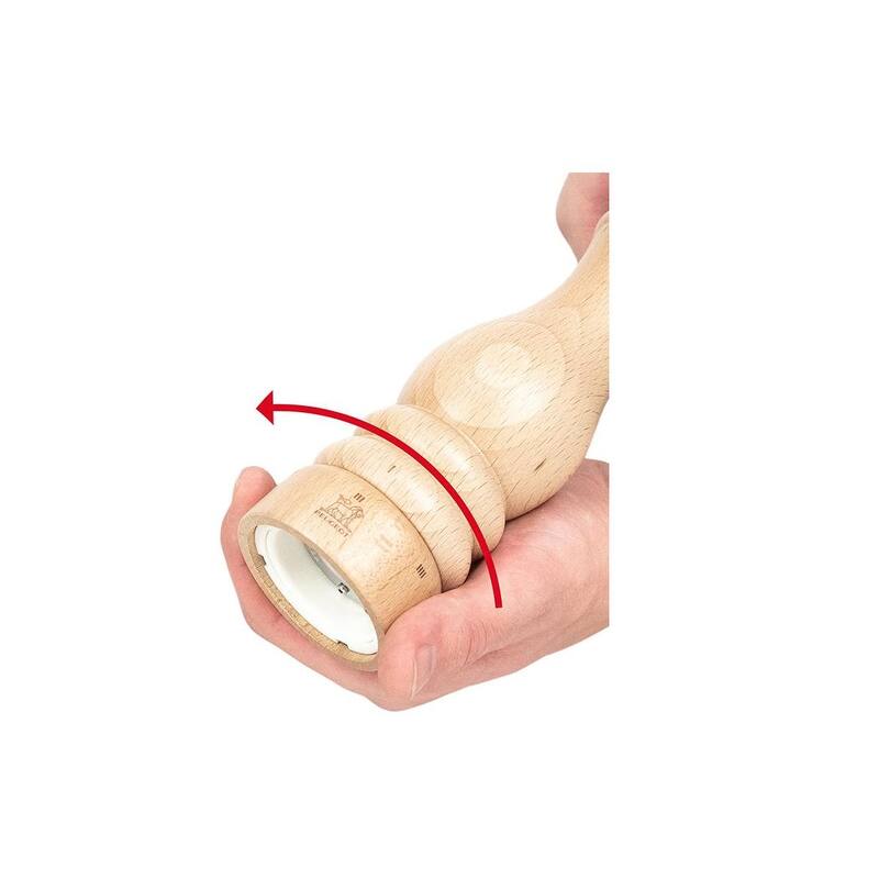 Peugeot Paris u'Select Zirlion Salt Mill, Natural, 12 inch, Adjustable Grind