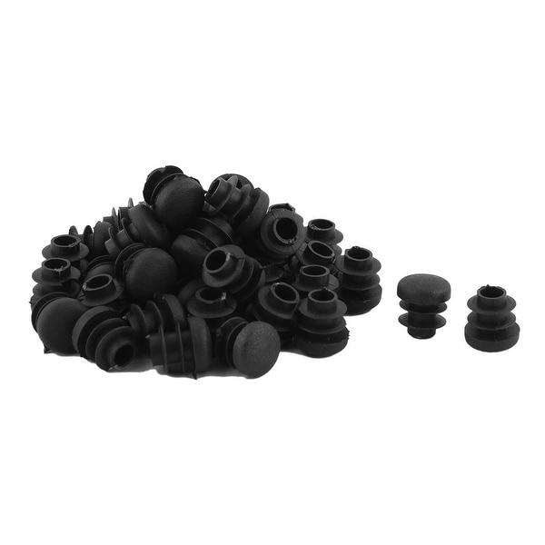 Office Plastic Round Shaped Table Desk Chair Legs Dustproof Tube Insert 40 Pcs