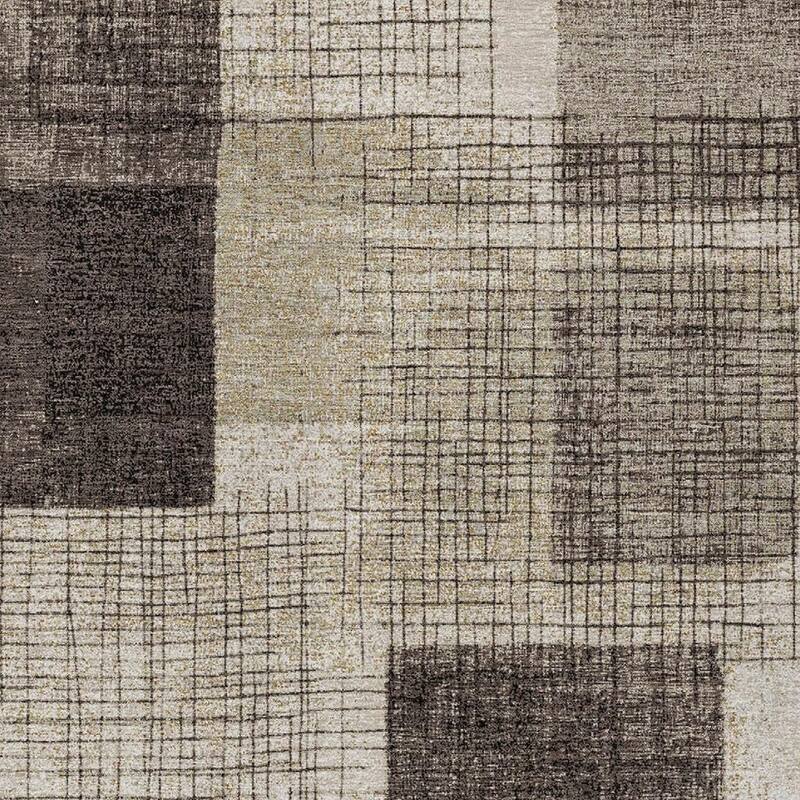 HomeRoots Geometric Transitional Rectangle Outdoor Rug