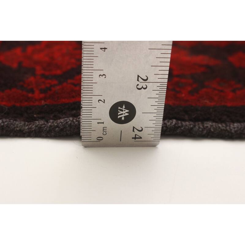 Teimani Burgundy Rug 3'3" x 4'9" - 3'3 x 4'9