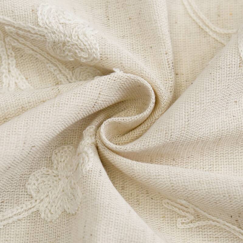 Home Soft Things Chain Embroidery Valance 2 Piece Set