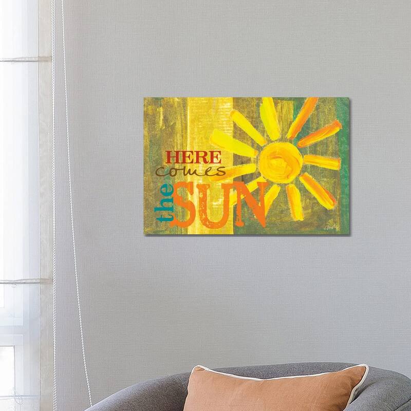 iCanvas "Here Comes the Sun" by Misty Michelle Canvas Print - 18x26x1.5