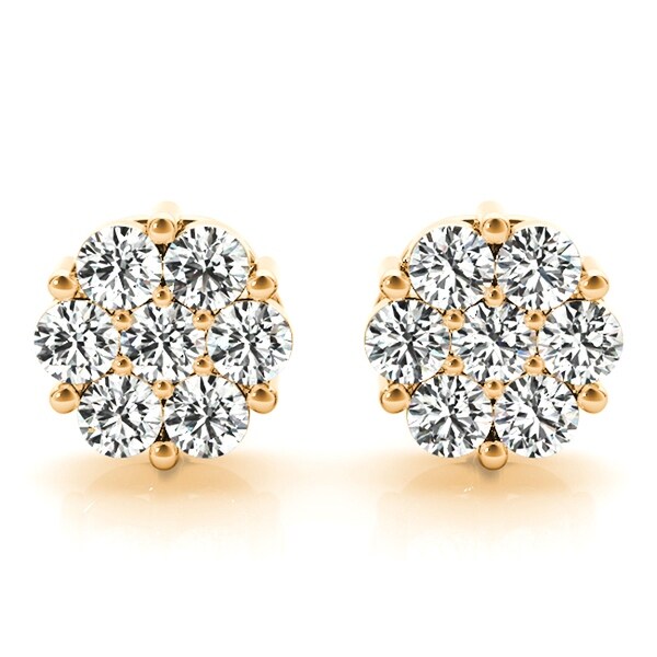 seven stone earrings