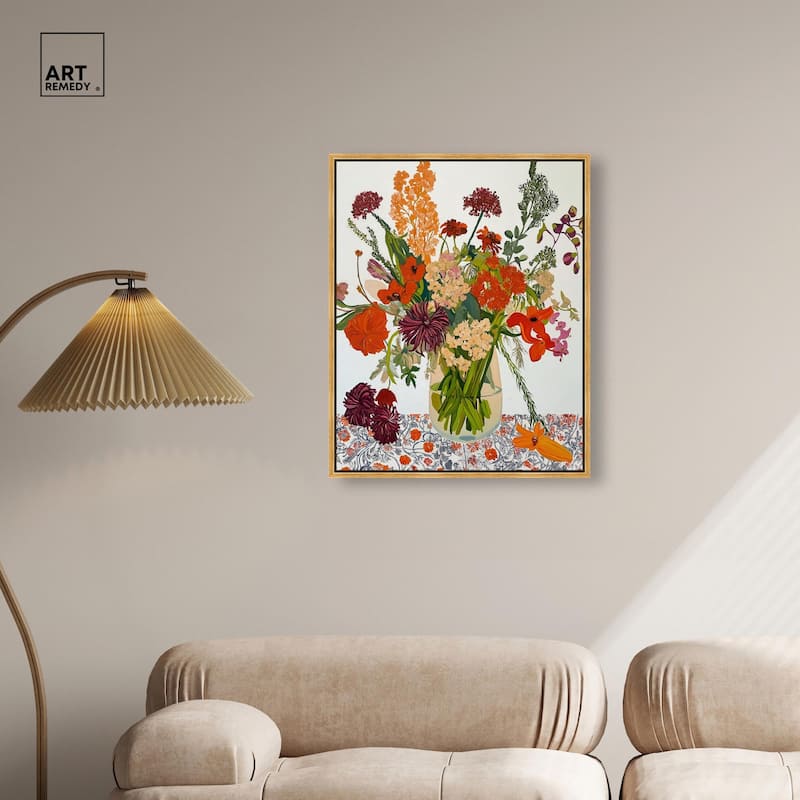 Abundant Blossom Canvas by Art Remedy