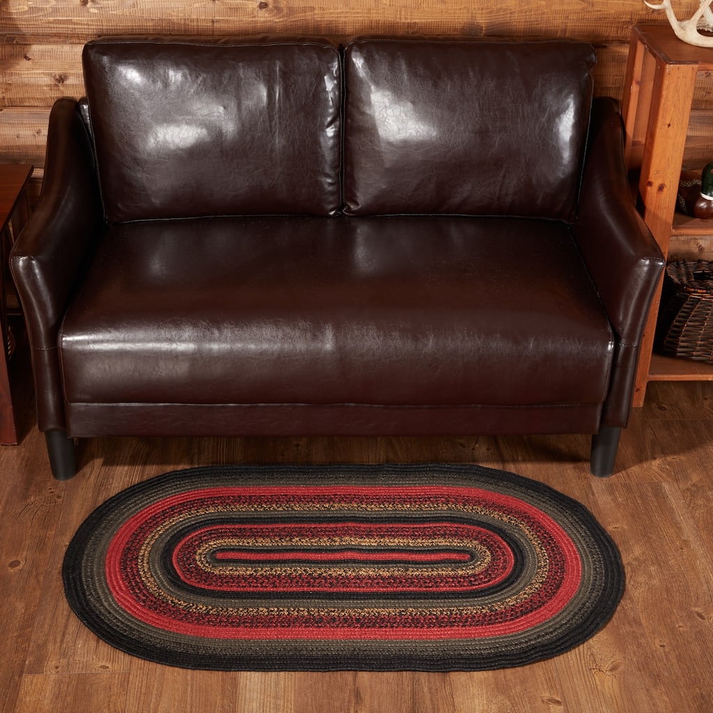 Cumberland Jute Rug Oval w/ Pad 27x48 - 27" x 48" Oval