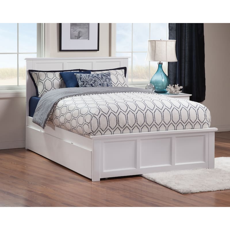 AFI Madison Platform Bed with Matching Footboard & Trundle