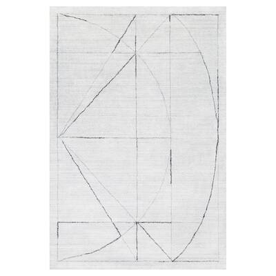 Uttermost Costilla Modern White Rug
