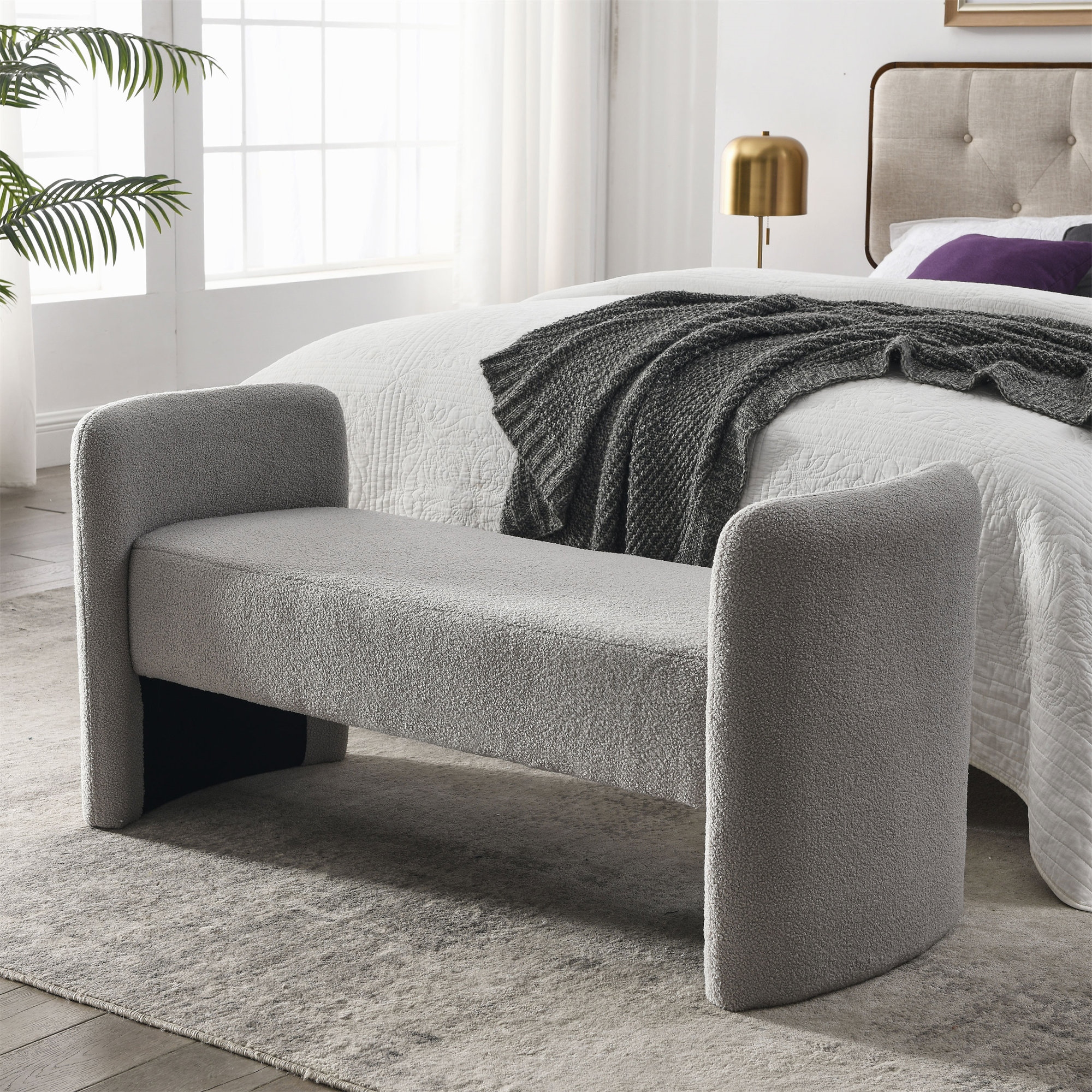 Chandra upholstered storage sales bench