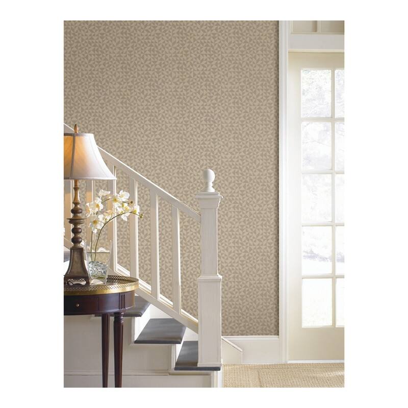 Decorline Huxley Gold Dundee Wallpaper - 20.5in x 396in x 0.025in