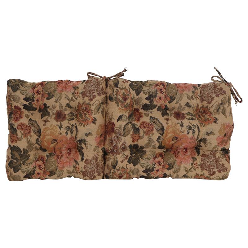 Tapestry Tufted Seat/Back Chair Cushion (Multiple Sizes)