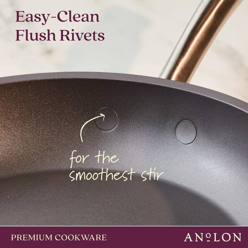8-Inch Accolade Forged Hard Anodized Nonstick Frying Pan/Skillet, Moonstone Gray