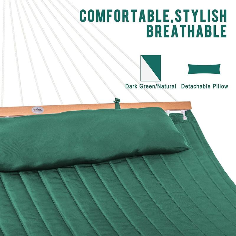 12 FT Double Quilted Fabric Hammock