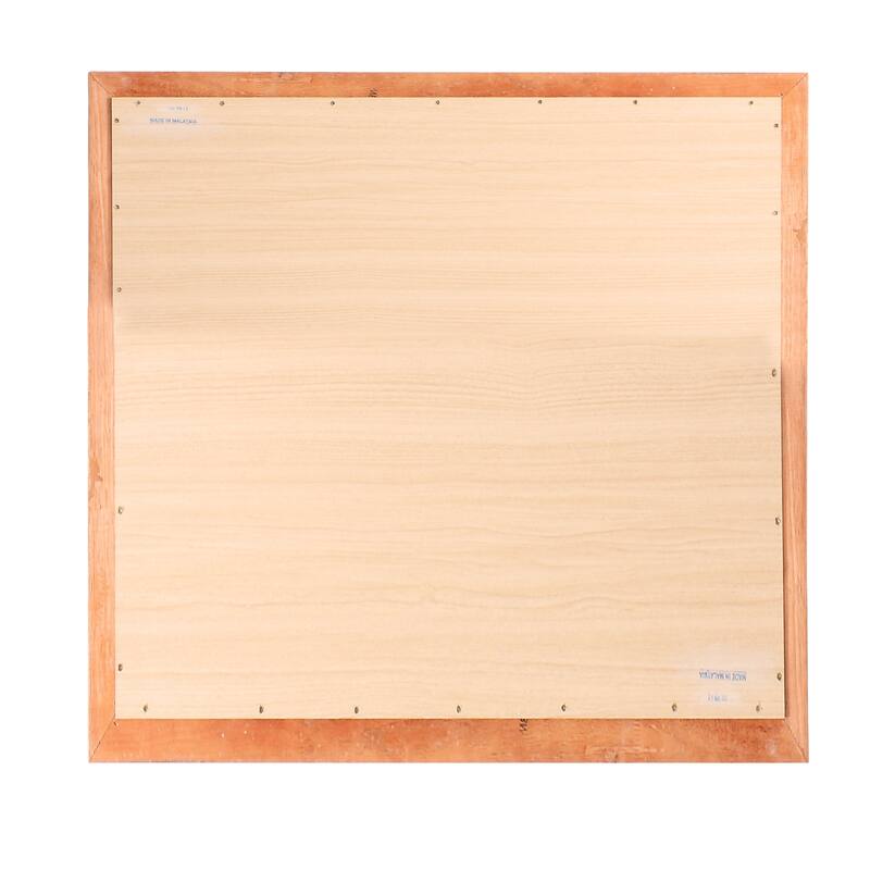 LYKE Home Anabelle Oak Mirror - 38"H X 38"W X 1"D