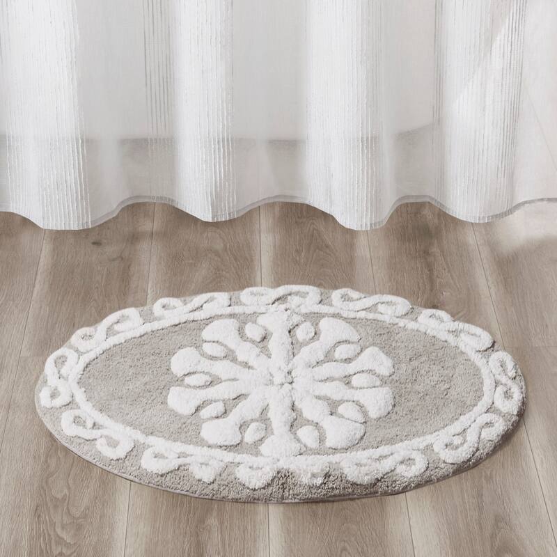 Madison Park Marrakesh Medallion Cotton Tufted Bath Rug