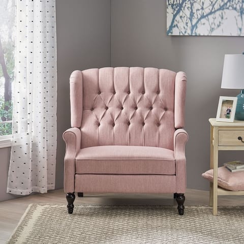 Apaloosa Oversized Tufted Fabric Recliner by Christopher Knight Home